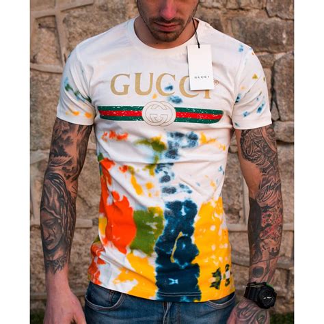 gucci t shirt with gold|authentic Gucci men tee shirts.